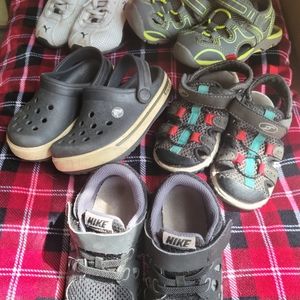 Lot of 5 kids shoes